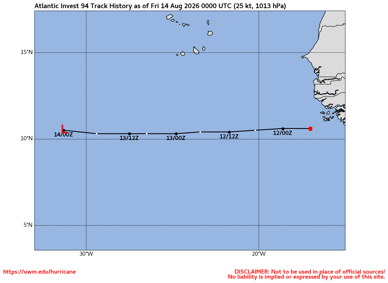 Invest 94L Best Track