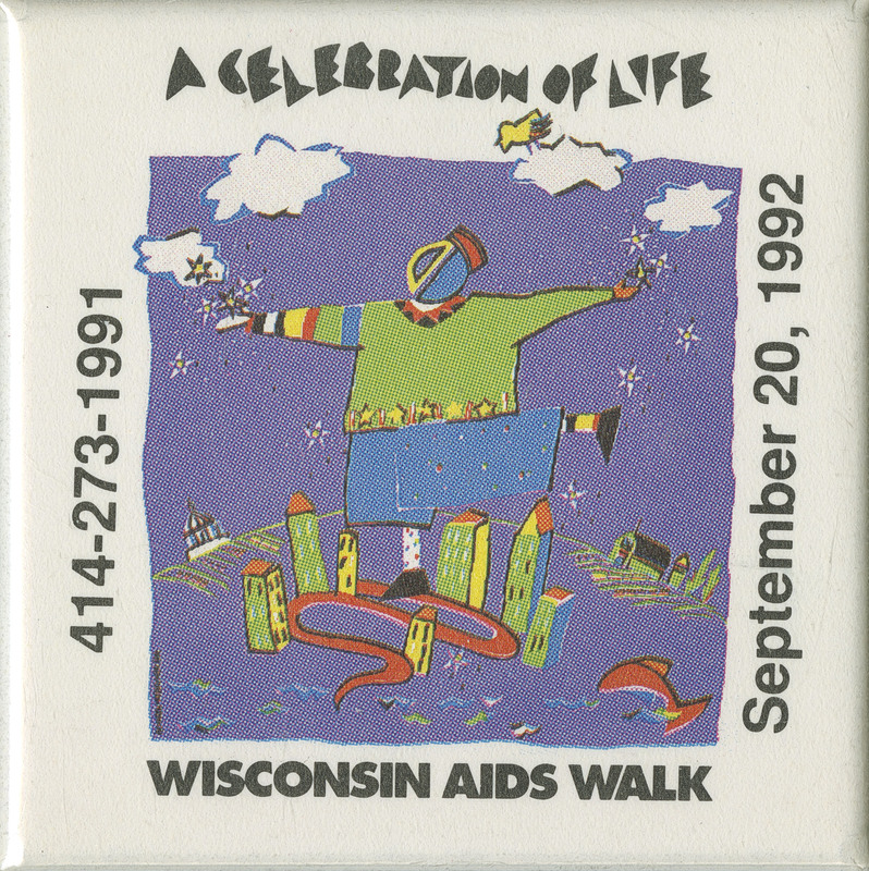 AIDS Walk Button-6