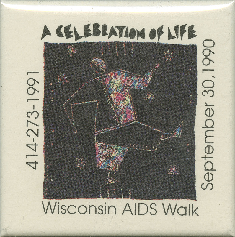 AIDS Walk Button- 3