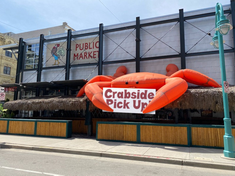 "Crabside Pickup" at St. Paul Fish Co, Milwaukee Public Market