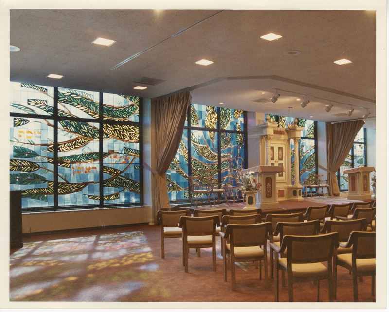 Photograph of the addition built in 1983 to serve as a chapel for Congregation Emanu-El B'ne Jeshurun.