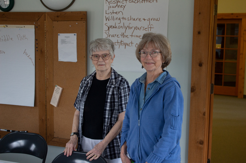 Unitarian Church North Members Carol Pawlak and Joy Schroeder.jpg