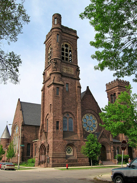 Photograph of the exterior of St. Paul's Episcopal.