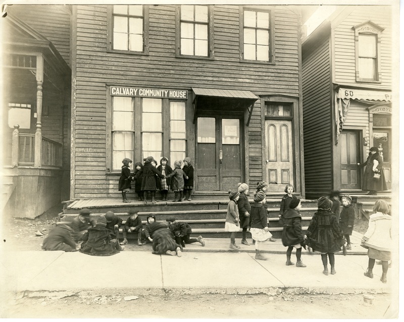 Historical photograph of Calvary Presbyterian Community Center.