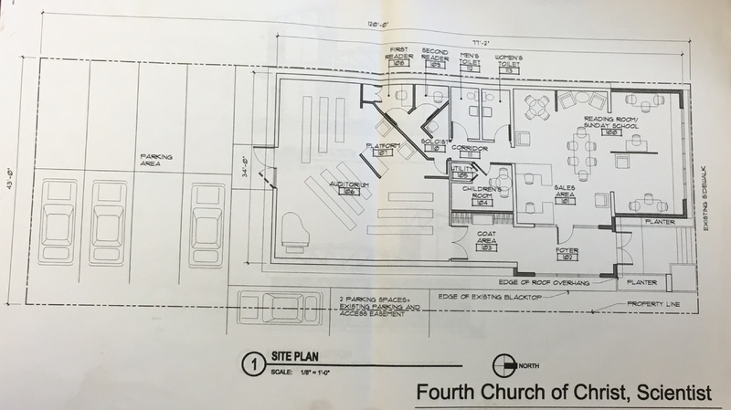 Image of Fourth Church of Christ, Scientist's New Floor Plan.