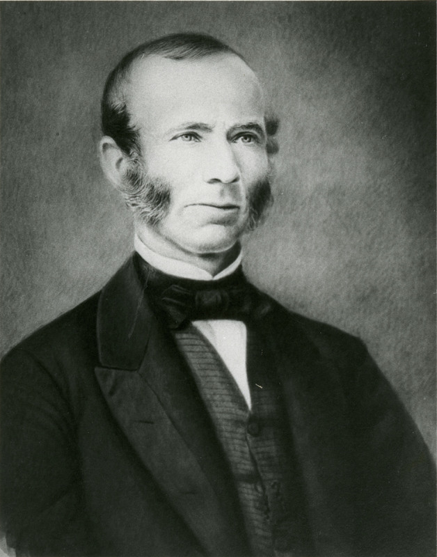 Lithograph portrait of Rev. John Miter.