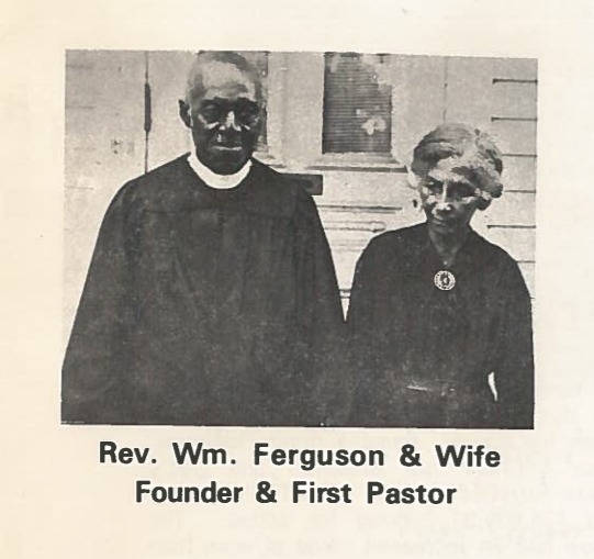 Rev. William S. Ferguson and his wife Pearl Lewis Ferguson.