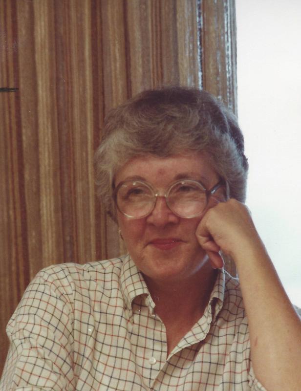 Photograph of Mary McKey, the first women to serve as Senior Warden on the Vestry in 1981.