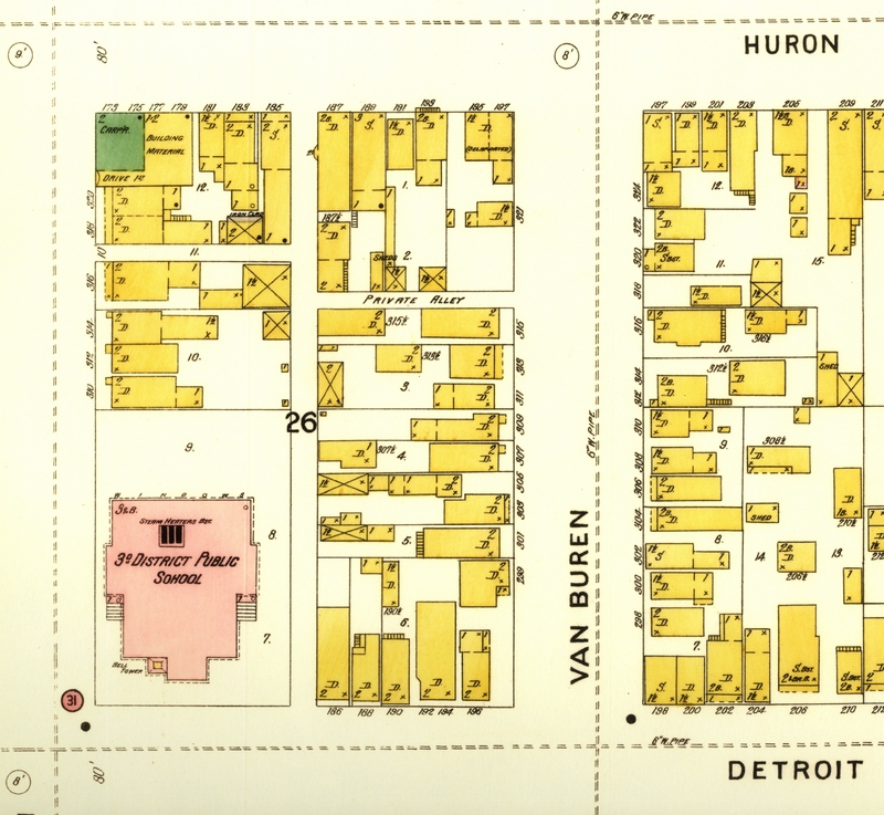 Sanborn Map of Third Ward.