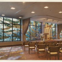 Photograph of the addition built in 1983 to serve as a chapel for Congregation Emanu-El B'ne Jeshurun.