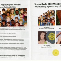 Brochure detailing the Shambhala Center's activities for  May through September 2019.