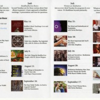Brochure detailing the Shambhala Center's activities for  May through September 2019.