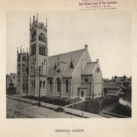 Historical photograph of Immanuel Presbyterian's Church.