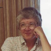 Photograph of Mary McKey, the first women to serve as Senior Warden on the Vestry in 1981.