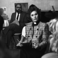 Historical photograph of Rev. Deborah Block and Rev. Bill Johnstone.