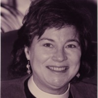 Photograph of Gale Davis Morris, the first female priest of St. Paul's Church from 1994-1999.