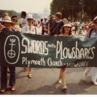 Plymouth Church at Washington, D.C. Nuclear Disarmament March