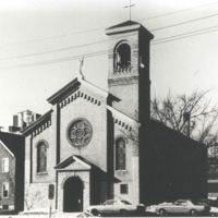 Historical photograph of Blessed Virgin of Pompeii Church.