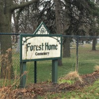 Photograph of Forest Home Cemetery.