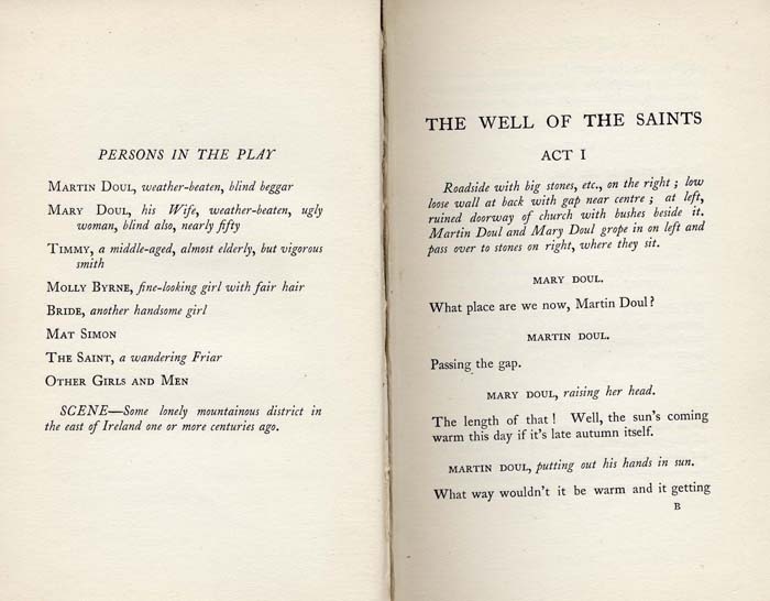 The Well of the Saints: A Play
