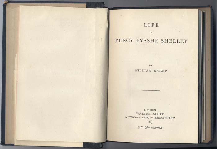 Life of Percy Bysshe Shelley