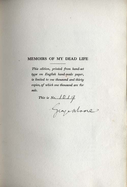 Memoirs of My Dead Life