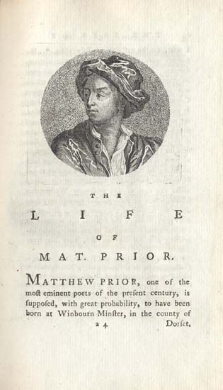 The Poetical Works of Matthew Prior