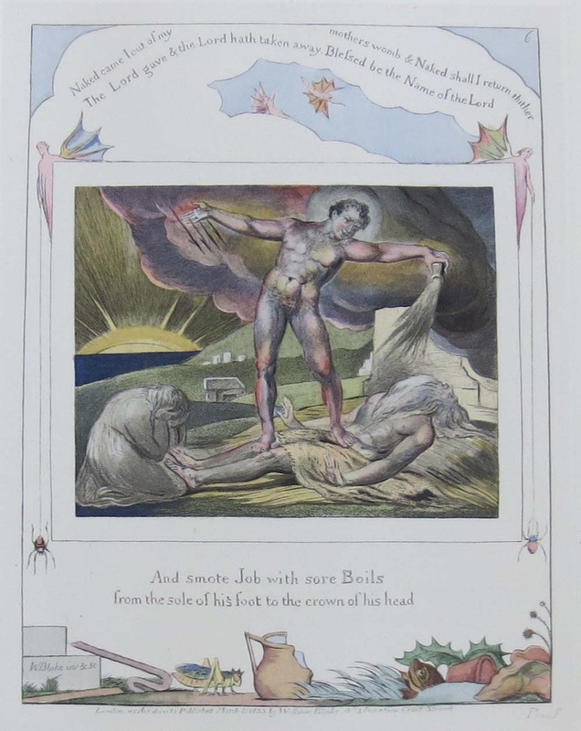 Colour Versions of William Blake&#039;s Book of Job Designs 