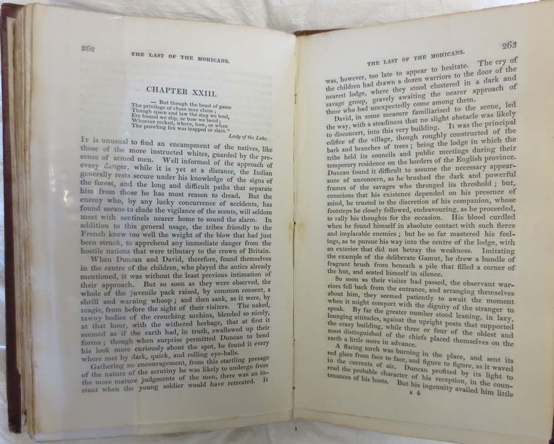 The Last of the Mohicans; A Narrative of 1757