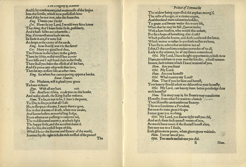 Shakespeare&#039;s Hamlet. The First Quarto 1603