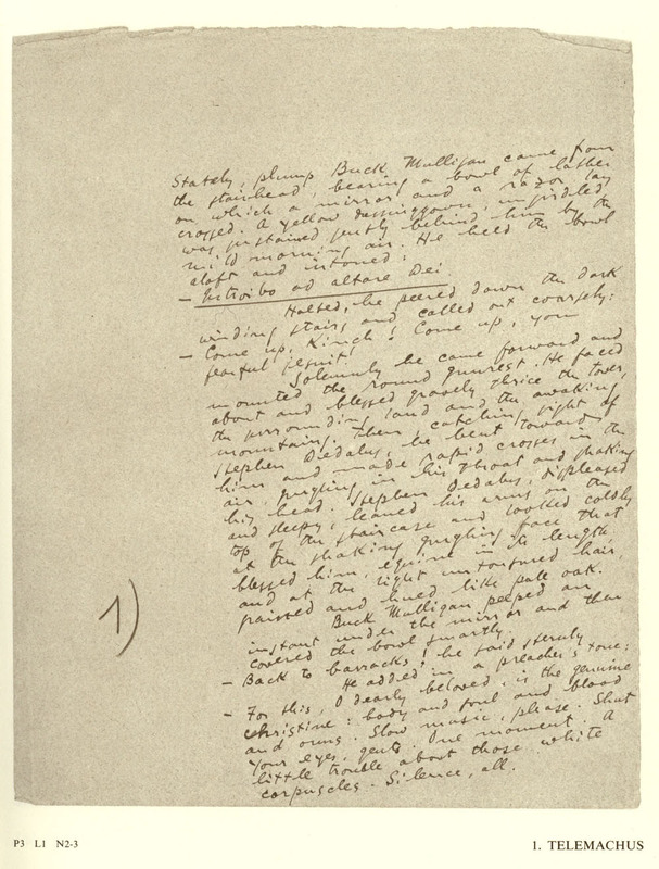 Ulysses : A Facsimile of the Manuscript