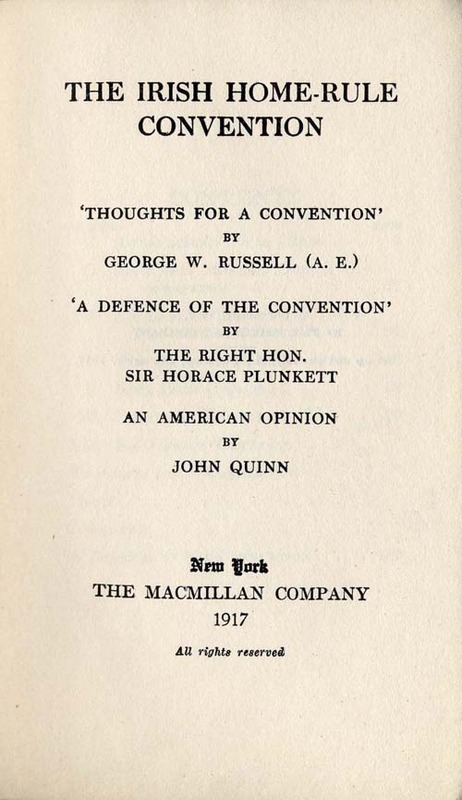 The Irish Home-Rule Convention