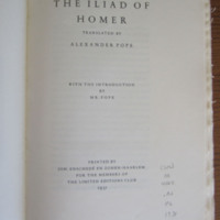 The Iliad of Homer