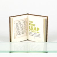 A126. Miniature Leaf Books