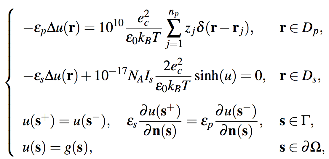 PBE solver equations